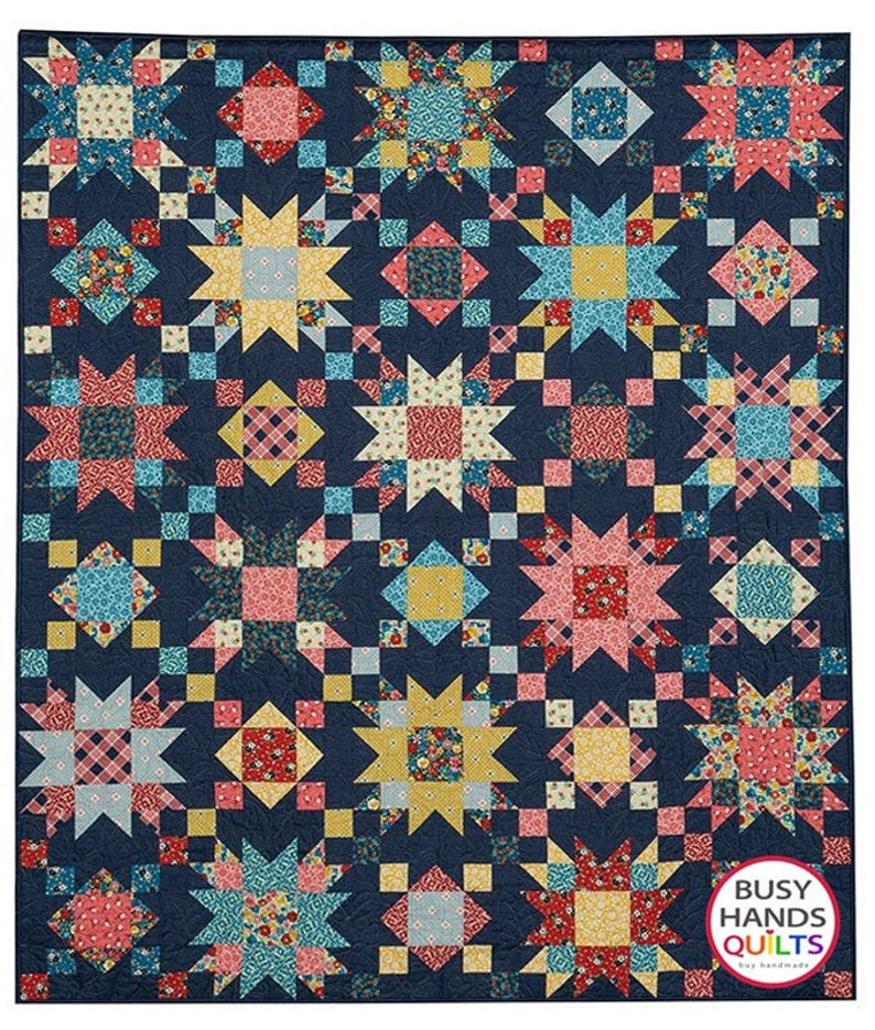 summer-on-the-porch-quilt-pattern-printed-4-sizes-throw-twin-etsy