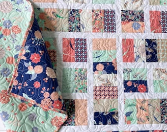 8サイズ展開の感謝キルトパターン（PDFダウンロード）ジェリーロールと端切れに最適（Busy Hands Quilts社製）