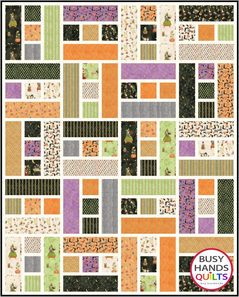 6 storlekar Blessings Quiltmönster PDF DIGITAL NEDLADDNING, Baby Throw Twin Queen King, Fat Quarter Friendly, Snabbt och enkelt, Busy Hands Quilts bild 8