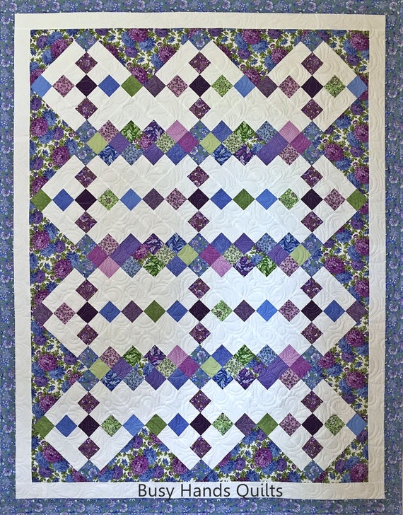Homeward Bound Quilt Pattern PDF in 4 Sizes from Throw to Etsy