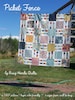 7 Sizes, Picket Fence Quilt Pattern PRINTED, Quick and Easy, Baby to King, Layer Cake Squares, FQ, Busy Hands Quilts-Baby Quilt Pattern 
