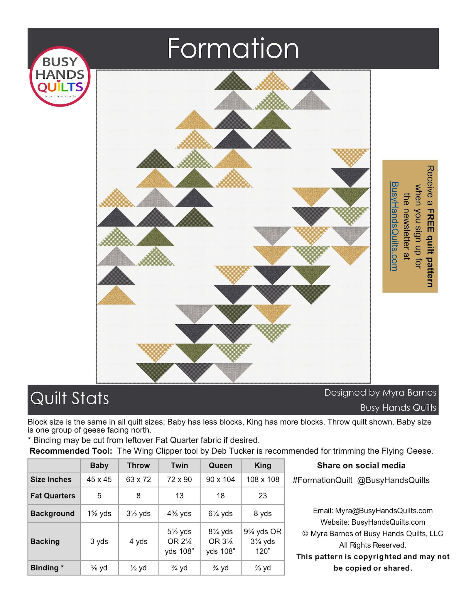 Formation Throw Quilt Pattern 5 Sizes Formation Quilt Pattern PDF DIGITAL DOWNLOAD, Baby Throw Twin ...