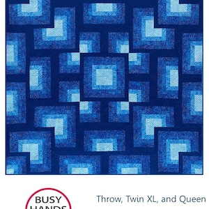 3 Sizes Friendship Quilt Pattern PRINTED, Easy Quilt Pattern, Ombre Colorwash Pattern, Throw Twin XL Queen, Myra Barnes Busy Hands Quilts image 10