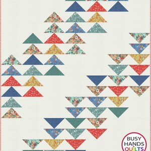 Formation Throw Quilt Pattern 5 Sizes Formation Quilt Pattern PRINTED, Baby Throw Twin Queen King ...