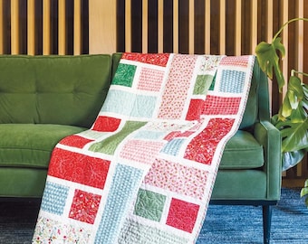 6 Sizes Blessings Quilt Pattern PDF DIGITAL DOWNLOAD, Baby Throw Twin Queen King, Fat Quarter Friendly, Quick and Easy, Busy Hands Quilts