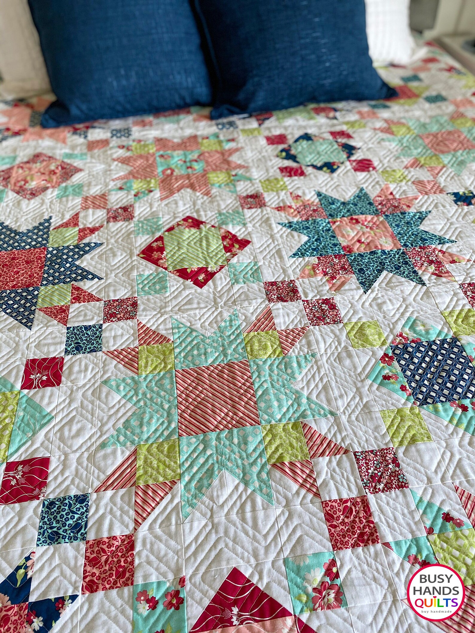 4 Sizes Summer on the Porch Quilt Pattern PRINTED Throw Twin Etsy