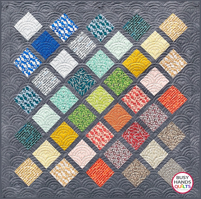 6 Sizes Make It Scrappy Quilt Pattern PRINTED Charm Squares Etsy