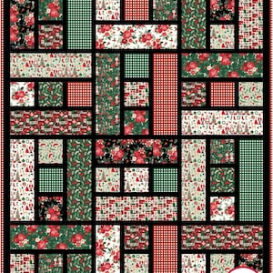 6 storlekar Blessings Quiltmönster PDF DIGITAL NEDLADDNING, Baby Throw Twin Queen King, Fat Quarter Friendly, Snabbt och enkelt, Busy Hands Quilts bild 10