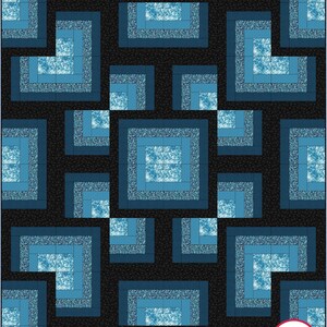 3 Sizes Friendship Quilt Pattern PRINTED, Easy Quilt Pattern, Ombre Colorwash Pattern, Throw Twin XL Queen, Myra Barnes Busy Hands Quilts image 5
