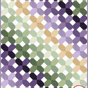 8 Sizes Glimmer Quilt Pattern PRINTED, Easy and Quick, 8 Sizes Baby to King, Yardage, Ombre Gradating Rainbow, Busy Hands Quilts image 5