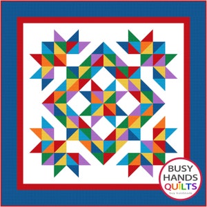 5 Sizes Whimsical Quilt Pattern PRINTED, Charm Squares or Fqs, Baby ...