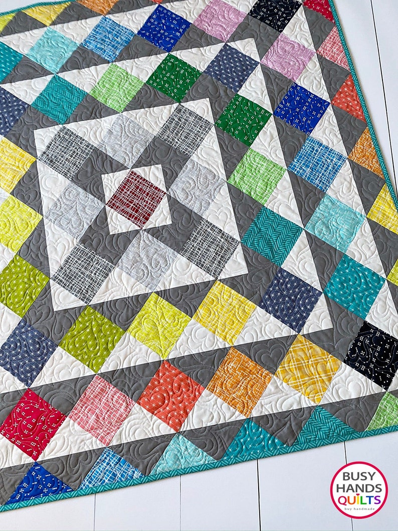 Skip to My Lou Quilt Pattern PDF Charm Square or Layer Cake Etsy