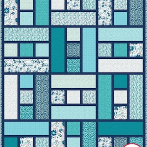 6 storlekar Blessings Quiltmönster PDF DIGITAL NEDLADDNING, Baby Throw Twin Queen King, Fat Quarter Friendly, Snabbt och enkelt, Busy Hands Quilts bild 6