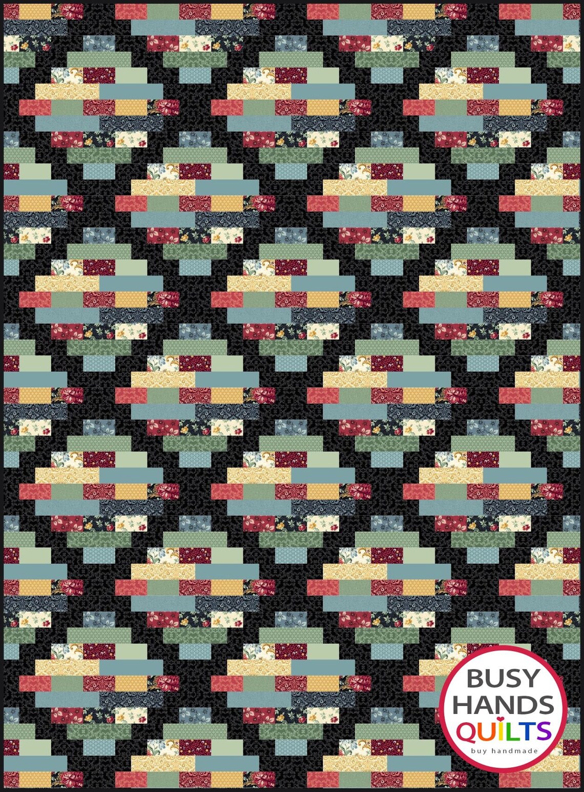 4 Sizes Hampton Court Quilt Pattern PRINTED Throw Twin Queen Etsy Canada