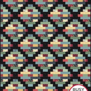 4 Sizes Hampton Court Quilt Pattern PRINTED, Throw Twin Queen King, Fat Quarter Quilt Patterns, Easy Quilt Patterns, Busy Hands Quilts image 8