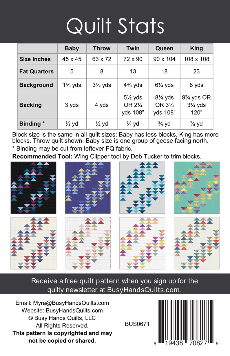 Formation Throw Quilt Pattern 5 Sizes Formation Quilt Pattern PRINTED, Baby Throw Twin Queen King ...