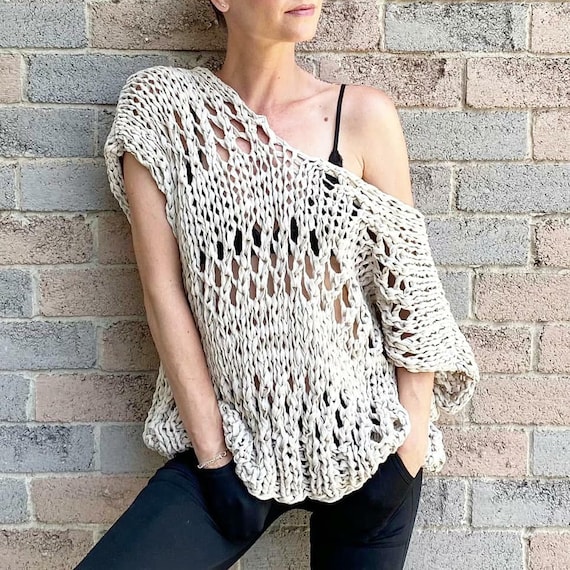 Be You'nique Top Knitting Pattern Easy 
