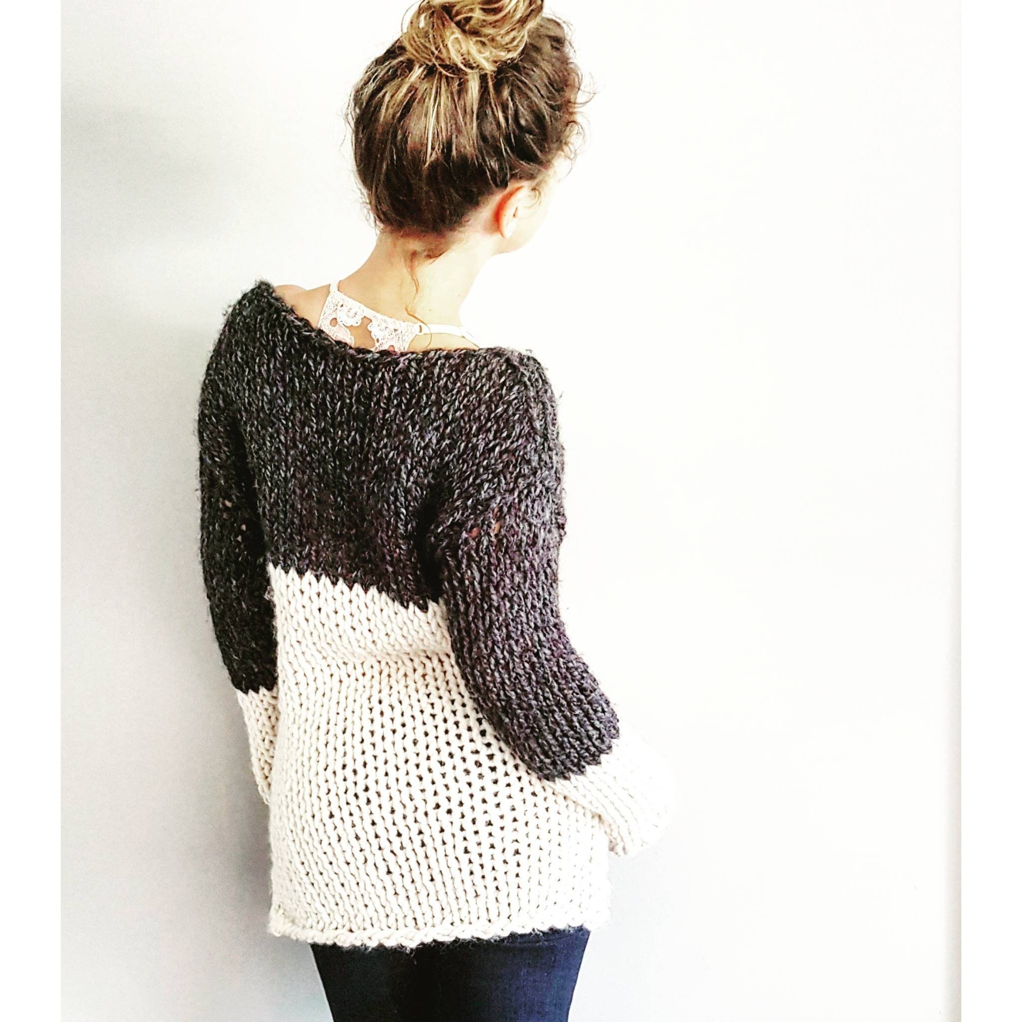 [TWN]★INITIAL KNIT Knit Pattern: Baby and Toddler Personalized Initial Sweater