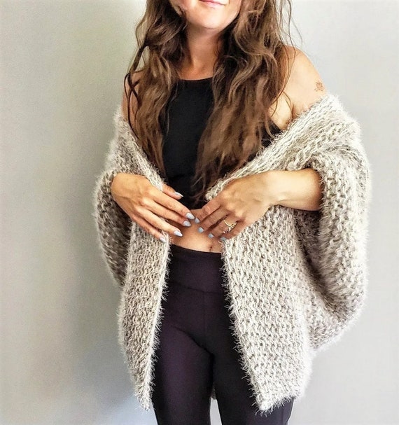 Slouchy Yoga Shrug Oversized Shrug, Yoga Sweater, Warm Cardigan, Fuzzy  Cardi, Soft Sweater, Knitted Cardigan, Knit Shrug, Knit Sweater -   Canada