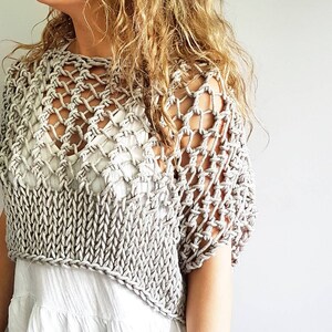 chunky summer sweater