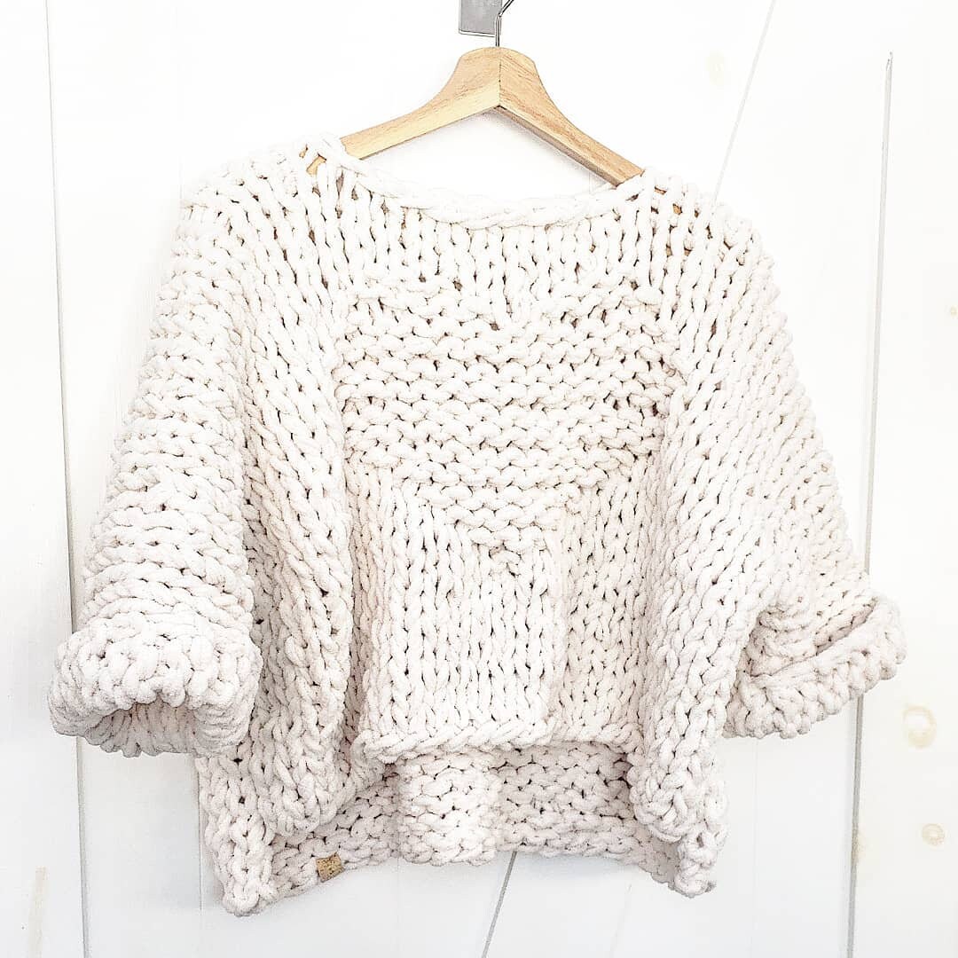 Softest Chenille Sweater in Taupe, Soft Knit Chenille Winter