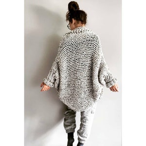 My Fave Cardi - Knitted shrug, chunky knit top, knit sweater, kimono, knitted cardi, knitted cardigan, baggy sweater, oversize sweater