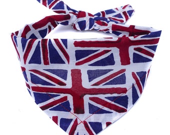 Royal dog Bandana / British flag dog accessories / Union Jack bandanas / Team GB / Royalty gifts for dogs