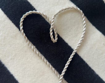 Metallic Needlepoint Cording for Ornament or Bag Charm