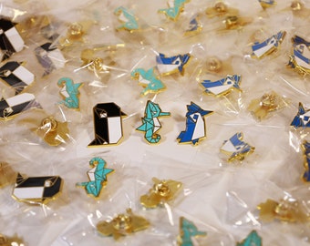 Origami Enamel Pin