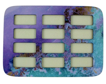 Purple and Aqua Bead Mat Envy Bead Boards for Jewelry Making