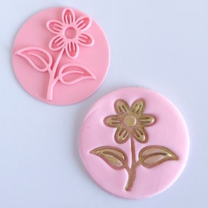 Daisy  Flower Fondant /Cookie Embosser Stamp
