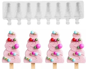 Mini Tree Popsicle/ Cakesicle Silicone mold