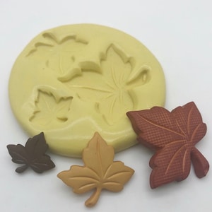 Fall Autumn Leaf set Mold Silicone