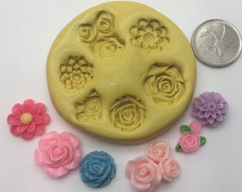 Mixed Flower Silicone Mold