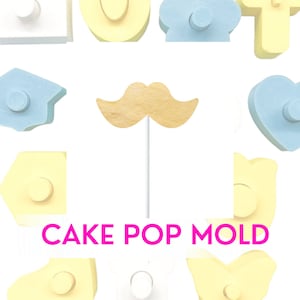 Moustache Cake Pop Mold