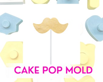 Schnurrbart Cake Pop Mould