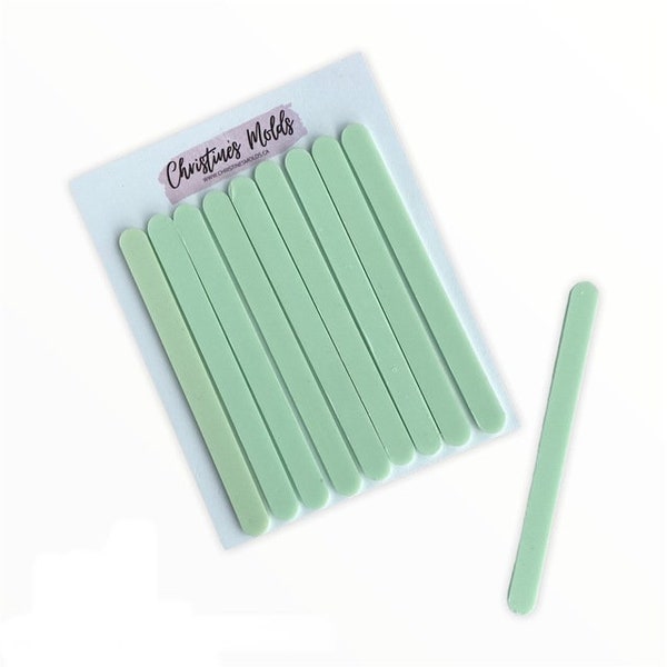 Green Acrylic  Cakesicle  / popsicle  sticks