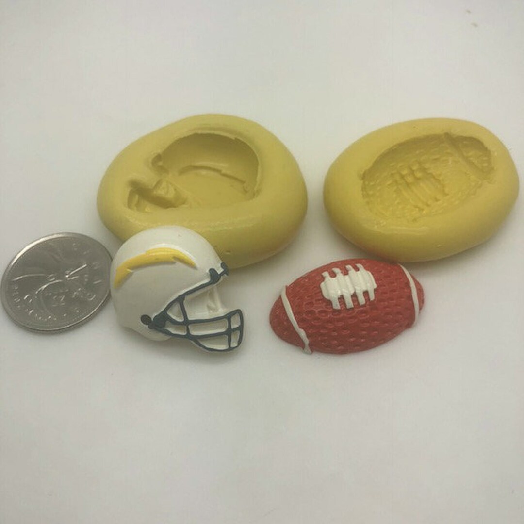 Football Helmet and Ball Molds Silicone Etsy