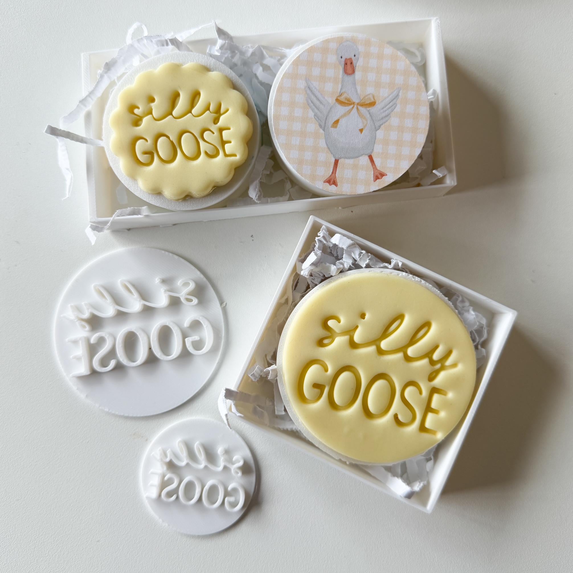 Oreo Embossment Silly Goose Cookie Fondant Embossing Stamp Oreos, Cake Pops - Etsy