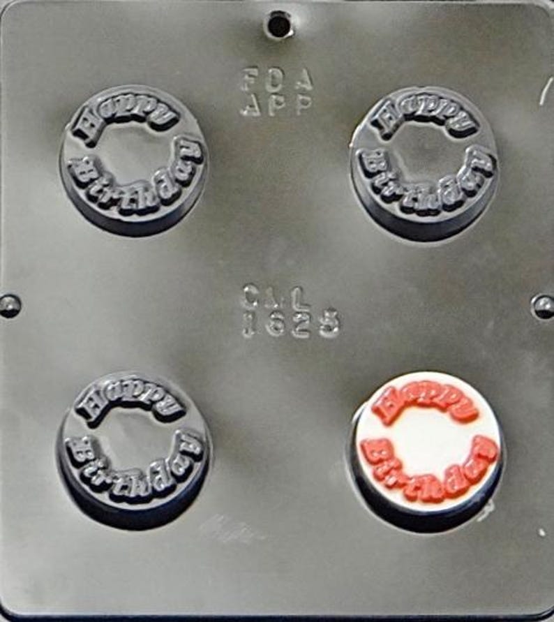 Happy Birthday Oreo Cookie Chocolate Candy Mold - Etsy