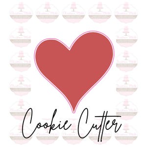 Heart Valentines Cookie Cutter Style 2