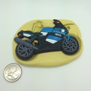Large Bike Motorcycle Silicone Mold #3