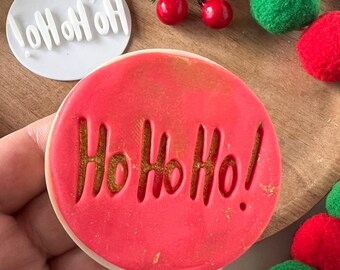 Ho Ho Ho!  Christmas  Fondant /Cookie Embosser stamp fondant