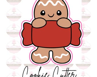 Peperkoek met snoep kerstkoekjes uitsteker