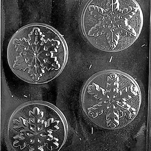 3D Snowflake Mold, Faceted Ornaments Silicone Mold, Deep Snowflake