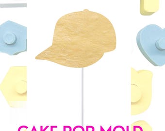 Baseball Cap Hat sports  Cake Pop Mold