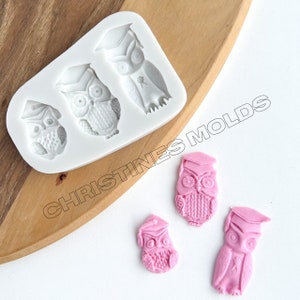 Graduation owls Mold PM706