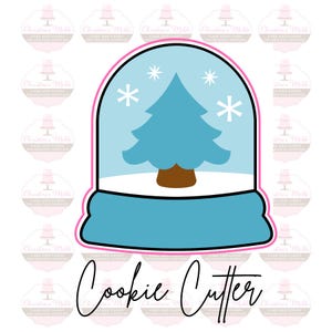 Snow globe Winter Holiday  Cookie Cutter