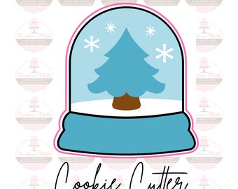 Snow globe Winter Holiday  Cookie Cutter