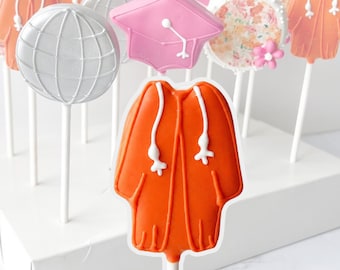 Graduation Gown Cake Pop Mold